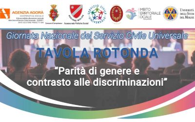 Giornata Nazionale del Servizio Civile Universale – Tavola rotonda – “Parità di genere e contrasto alle discriminazioni”.